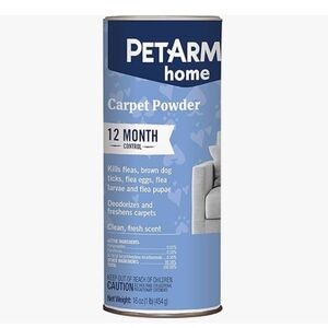 Pet Armor Home Carpet Powder for Fleas and Ticks 16oz